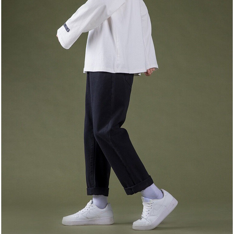 Quần jean túi hộp nam nữ mầu nâu JK8,Quần kaki túi hộp Cargo pant ống suông rộng style Retro top xu hướng 2023 Helloyou | BigBuy360 - bigbuy360.vn