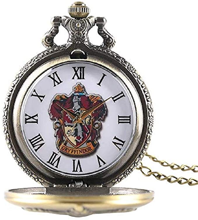 Gryffindor Đồng Hồ Bỏ Túi Phong Cách Vintage 1 Cái