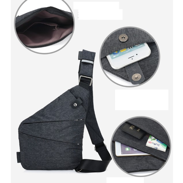 [TẶNG LÌ XÌ NƯỚC HOA]Túi đeo chéo chống trộm chống nước thông minh- Bảo hành 6 tháng | BigBuy360 - bigbuy360.vn