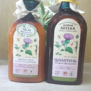 BỘ DẦU GỘI + XẢ CHỐNG RỤNG TÓC "CÂY NGƯU BÀNG VÀ PROTEIN LÚA MÌ"