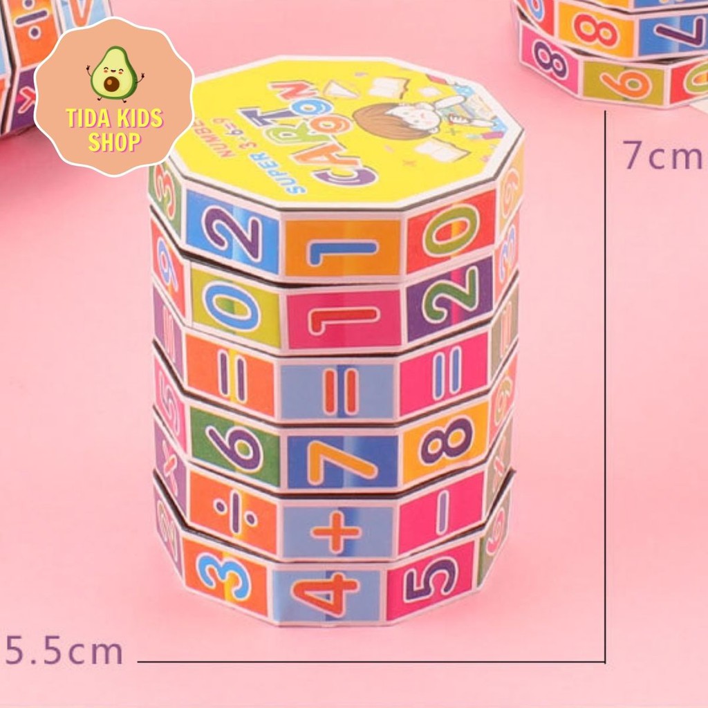 Đồ Chơi Rubik Toán Học 6 Tầng Giúp Bé Phát Triển Kỹ Năng Tư Duy, Đồ Chơi Toán Học TiDa Kids Shop Cho Bé Giá Tốt