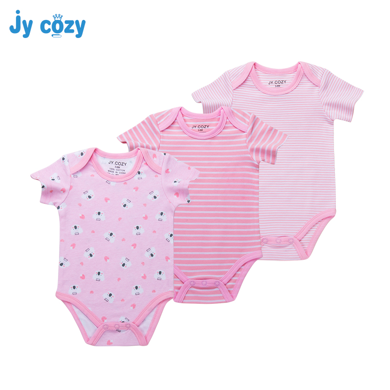 Bộ Áo Liền Quần 100% Cotton Cho Trẻ Sơ Sinh 0-12 Tháng Tuổi quần áo sơ sinh bé gái áo liền quần trẻ sơ sinh Áo liền quần ngắn tay cho bé