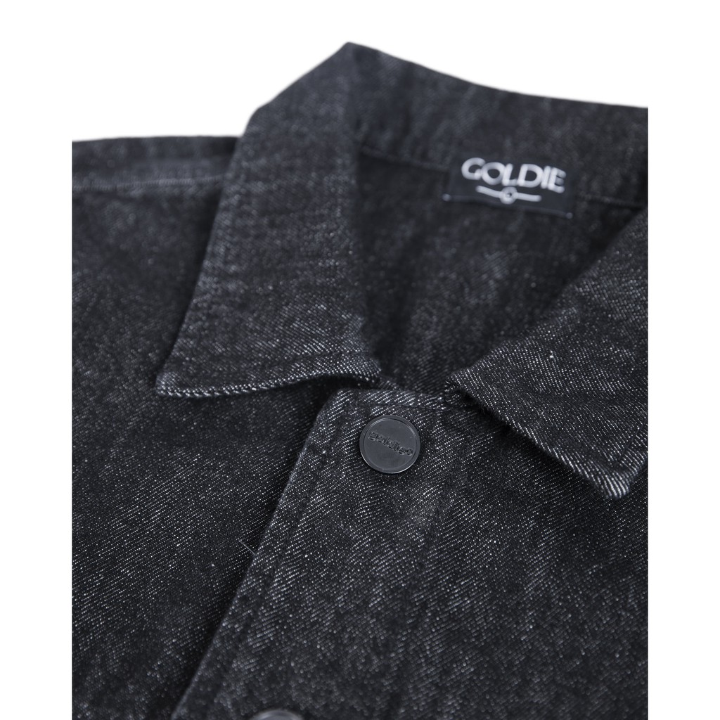 Áo khoác bò 'GOLDIE CONTRAST' 12oz ghép mảnh