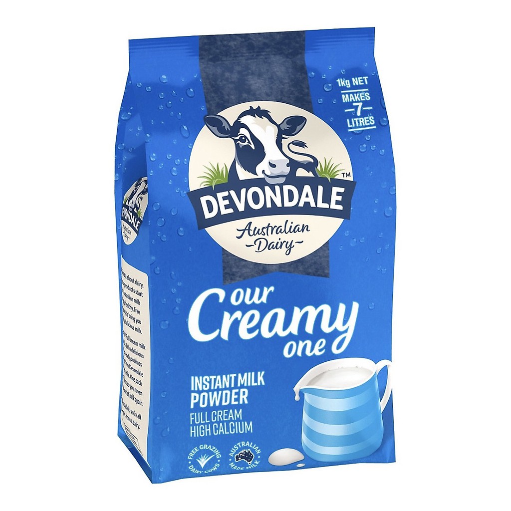 Sữa Tươi Dạng Bột DEVONDALE Nguyên Kem 1kg