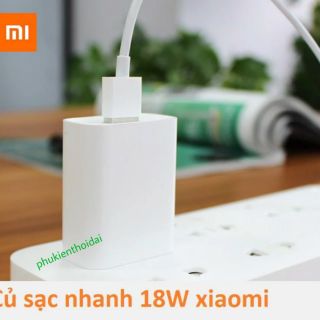 Củ sạc nhanh Xiaomi 18W / 27W cổng USB ( QC 3.0 ) dùng cho tất cả dòng máy
