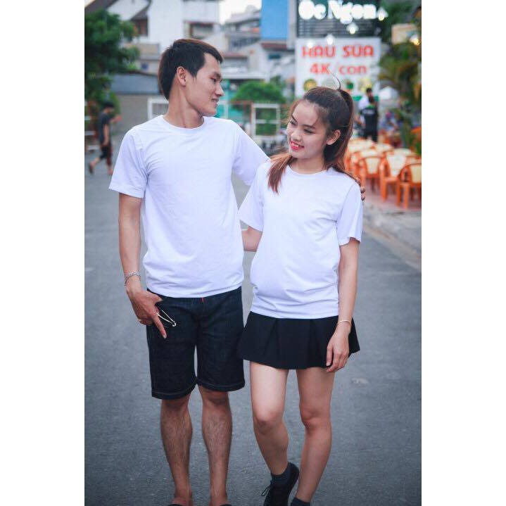 Áo thun trắng trơn form rộng size XS-> XXL 28k,35k .