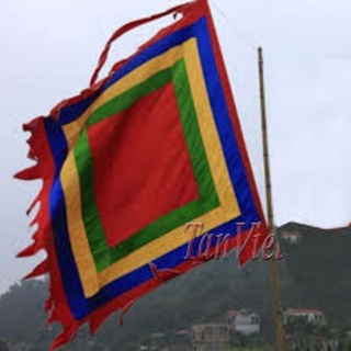 Cờ thần - cờ lễ hội cỡ trung 1m5 , 2m