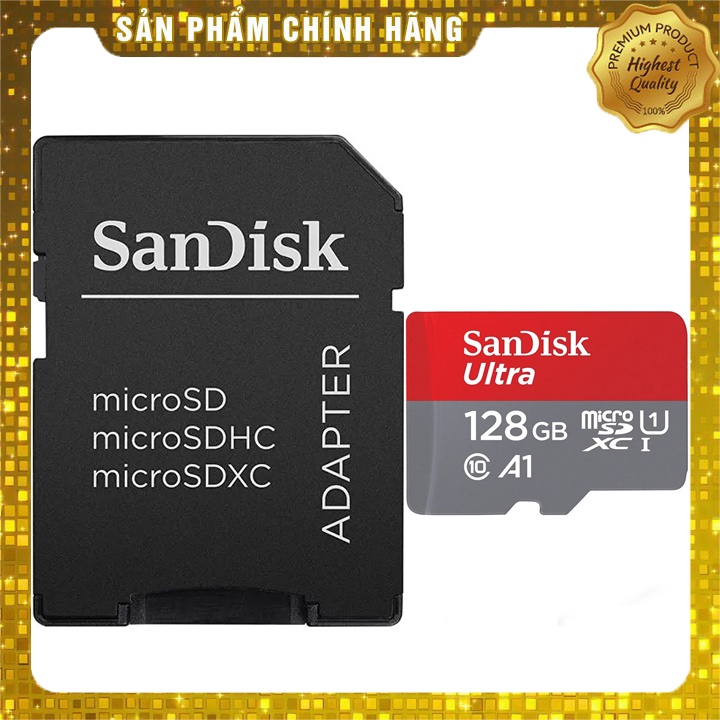 Thẻ Nhớ SanDisk MicroSDHC Ultra 4GB/8GB/16GB/32GB/64GB/128GB | BigBuy360 - bigbuy360.vn