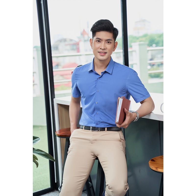 Áo sơ mi ngắn tay Slim Fit DGCs - SASN2038M