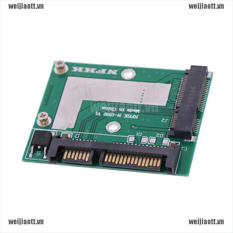 Bộ chuyển mạch mSATA SSD sang 2.5" SATA 6.0gps cho bảng mạch mô-đun mini pcie ssd