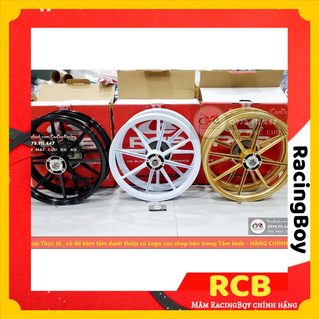 Rẻ Mâm 8 cây RCB SIRIUS FI Ex 2007 Bản 1.6 1.85 trước đĩa sau Đùm - Hàng chính hãng RACINGBOY