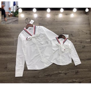 Combo Áo đôi sơ mi mẹ con huy89