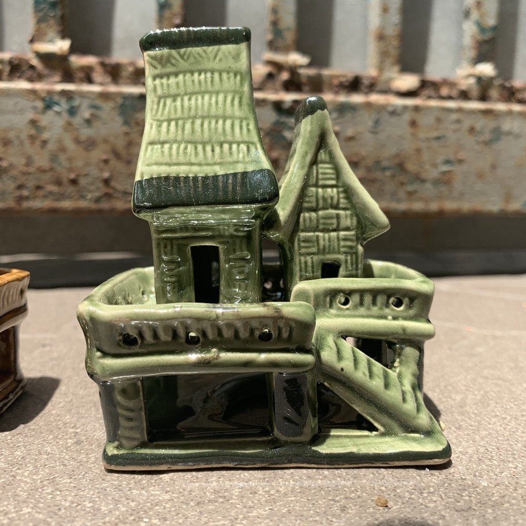 Ngôi Nhà Đôi Trang Trí Hòn Non Bộ-Bể Cá,Hồ Cá.