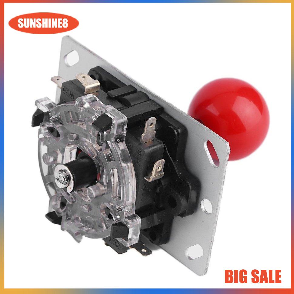 【SUN】Classic 8 way Arcade Game Joystick Ball Joy Stick Red Ball Replacement