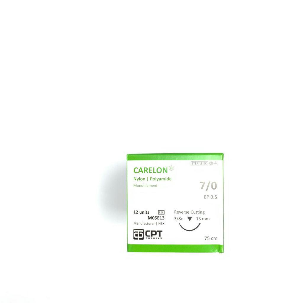 Lẻ 1 tép chỉ phẫu thuật CPT Carelon Silk Prolene CATGUT dùng khâu da, nhấn mí má lúm , thẩm mỹ đủ size  không tan tan ch