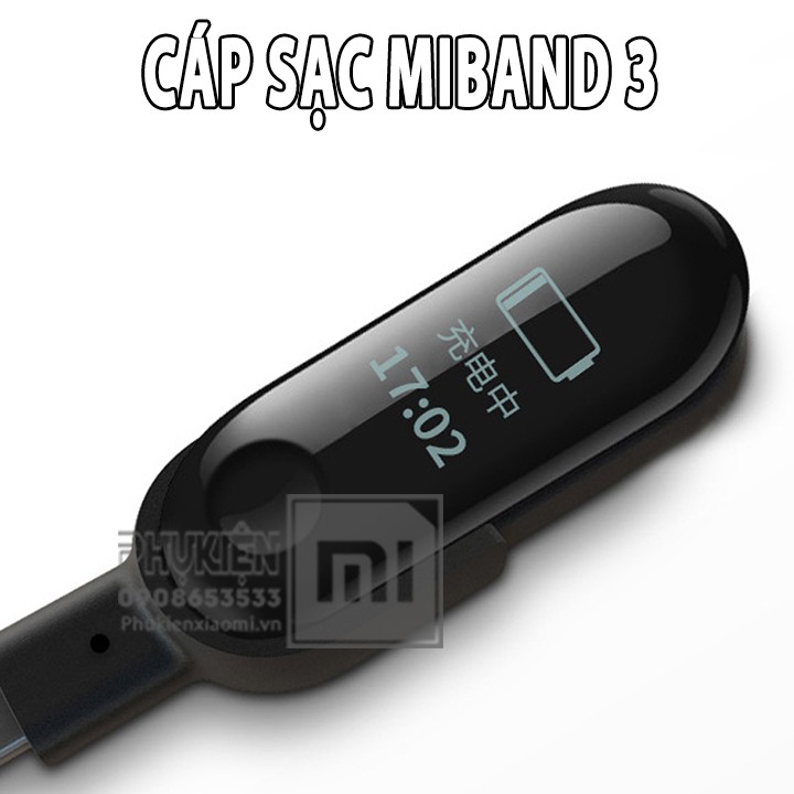 Cáp sạc dành cho Xiaomi MiBand 3