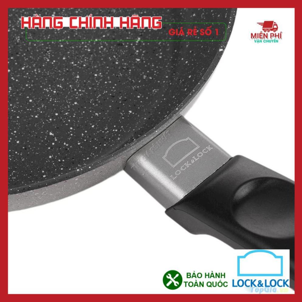 CHẢO ĐÁ LOCK&LOCK COOKPLUS HARD 6223-22CM, lòng chảo làm bằng chất teflon cap cấp