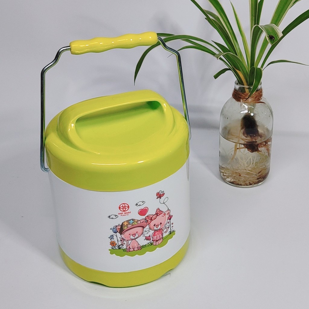 Cặp Lồng Giữ Nhiệt 2 Tầng Nhựa Việt Nhật- Camen đựng cơm tiện lợi 2135