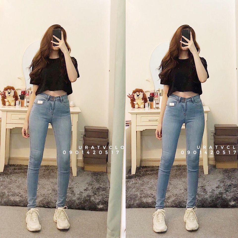 Quần jean skinny DÀI CÓ WAX kancan