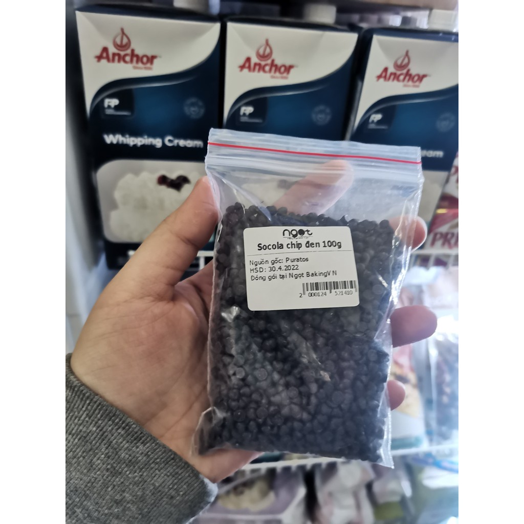 Socola chip đen