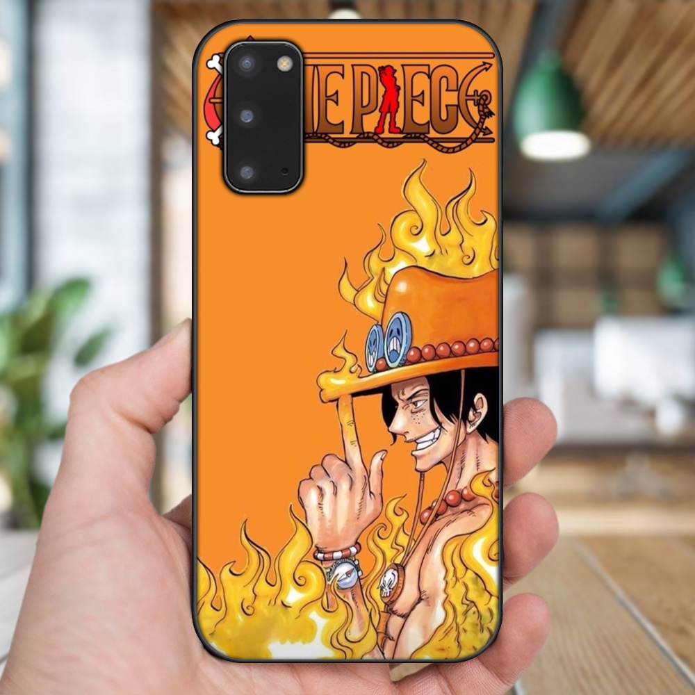 Ốp lưng Samsung S20 viền đen in hình Ace One Piece