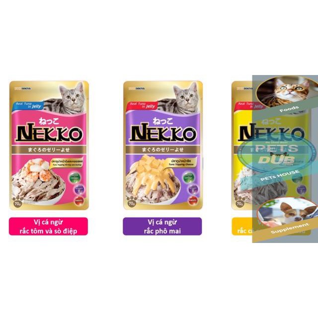 HỘP 12gói Pate Nekko 70g. (PETs dub)