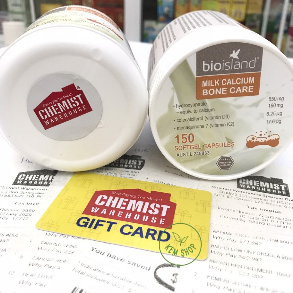 [Cam kết chính hãng] Viên uống Canxi sữa hữu cơ, Calcium Bone Care Bioisland 150 viên cho người lớn, trẻ trên 12 tuổi