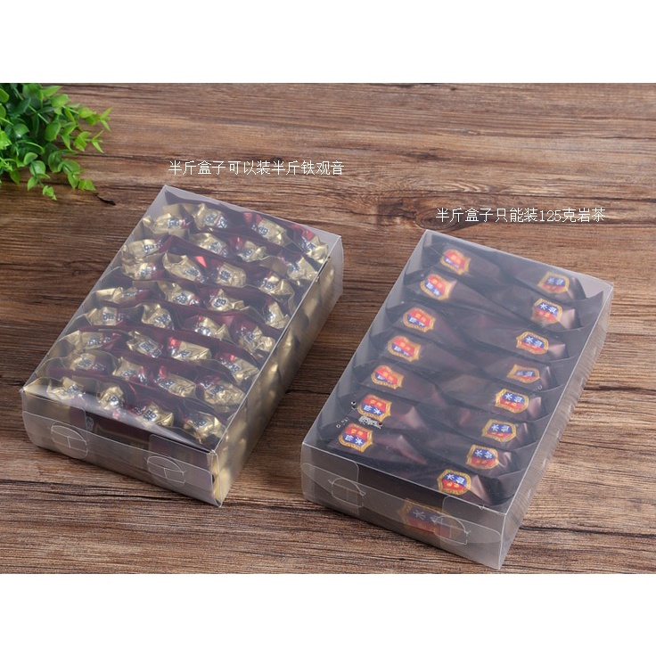 Set 20 Hộp Đựng Trà / Cà Phê Bằng Nhựa PVC Trong Suốt