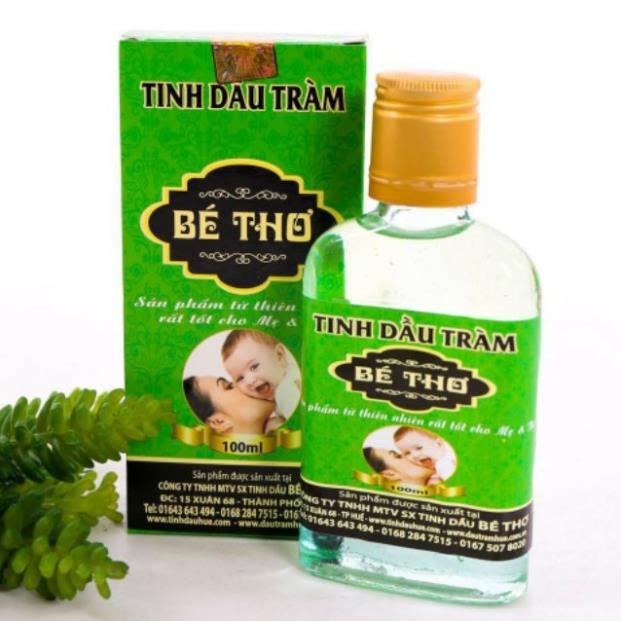 [GIÁ GỐC] Tinh dầu tràm Bé Thơ giúp giữ ấm cho bé - Chai 50 và 100ml