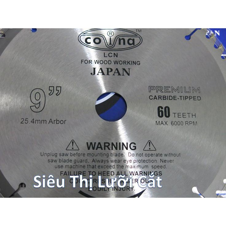 Lưỡi Cắt Gỗ Covina 230-60 Răng - Lưỡi cưa gỗ cầm tay chính hãng giá rẻ