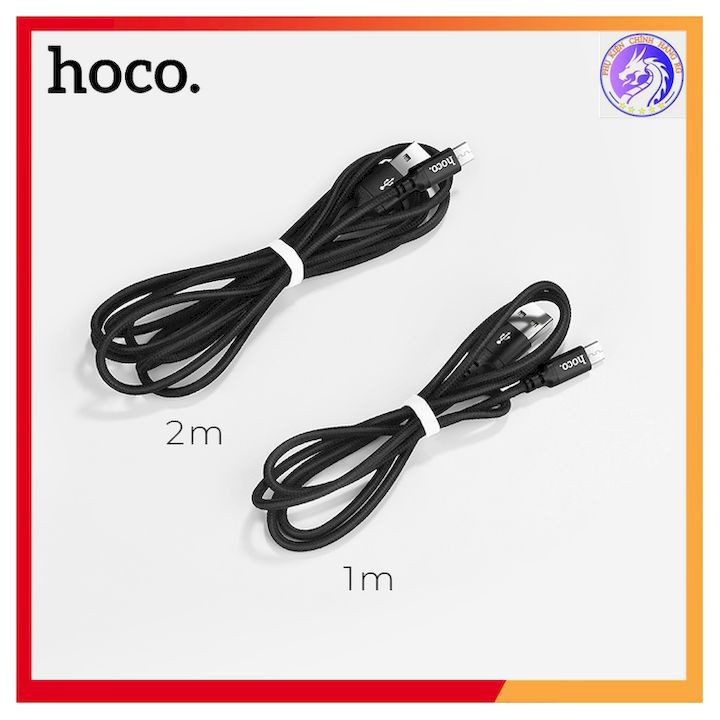 [ BH 12 Tháng ] Cáp Sạc Nhanh Dây Dù Hoco X14 Lightning/Micro USB/Type-C Cho iPhone/iPad/Android - Chính Hãng 1M/2M