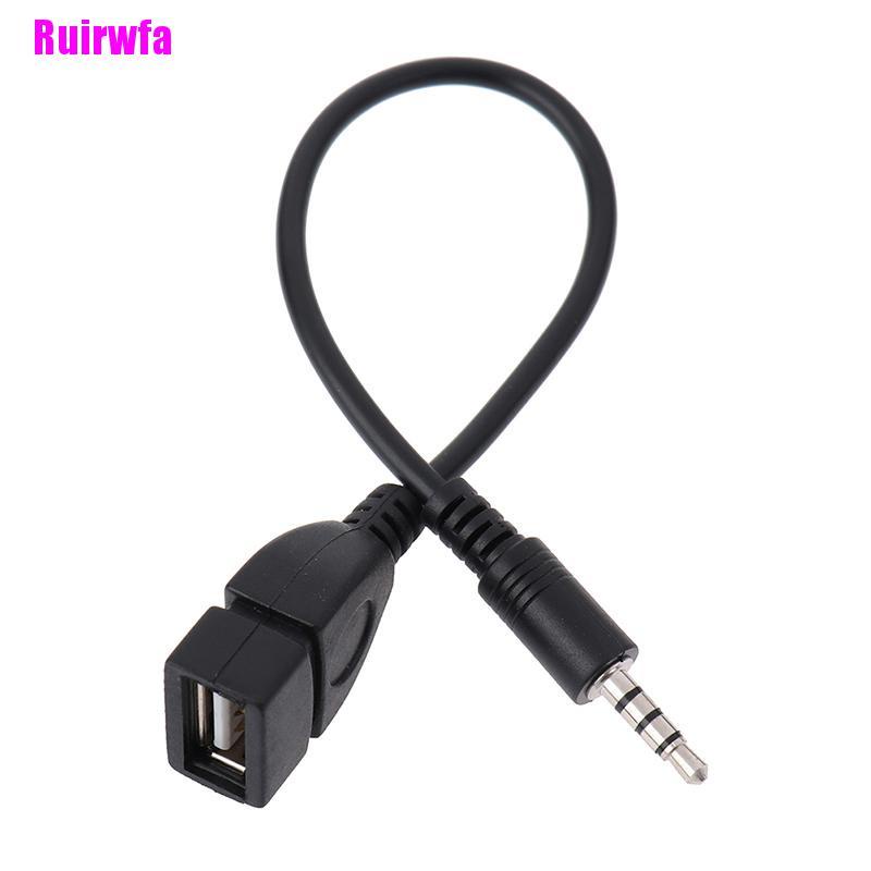 Dây Cáp Chuyển Đổi Âm Thanh Từ Cổng USB Sang Tai Nghe Trên Xe Hơi