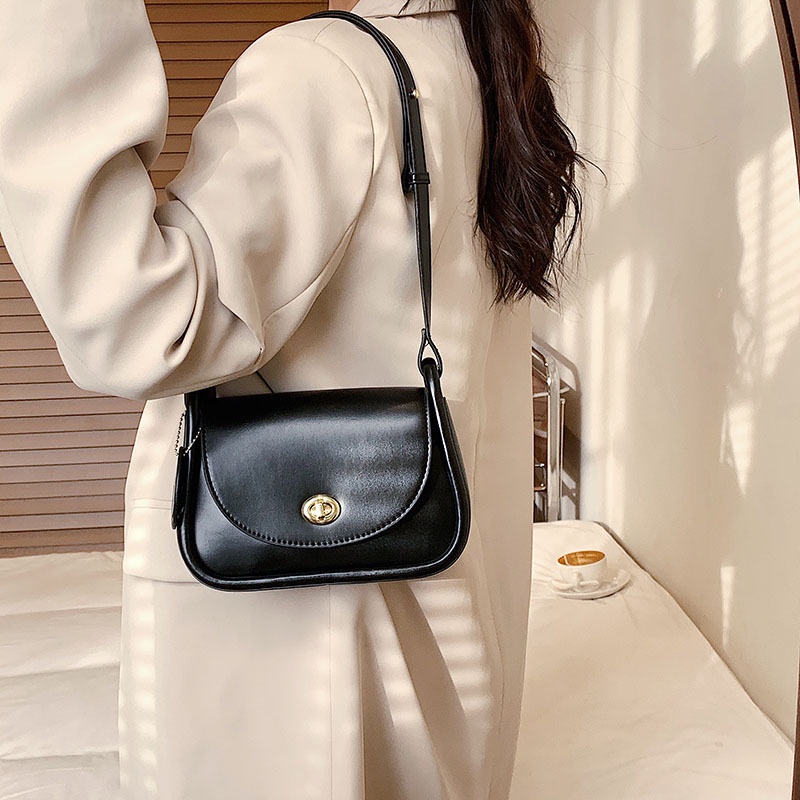 Túi Đeo Chéo Nữ Da Trơn Mềm Thời Trang Đi Học Đi Làm Phong Cách Cá Tính Samsora store- KN2239