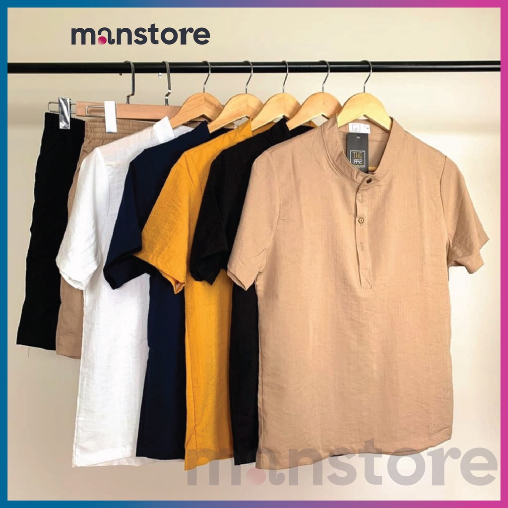 Bộ Đũi Nam, Chất Liệu Đũi Thoáng Mát, Mền Mịn, Thoải Mái Khi Mặc