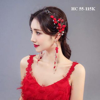 PHỤ KIỆN CÔ DÂU( CÀI TÓC ĐỎ MÃ SÔ 55)