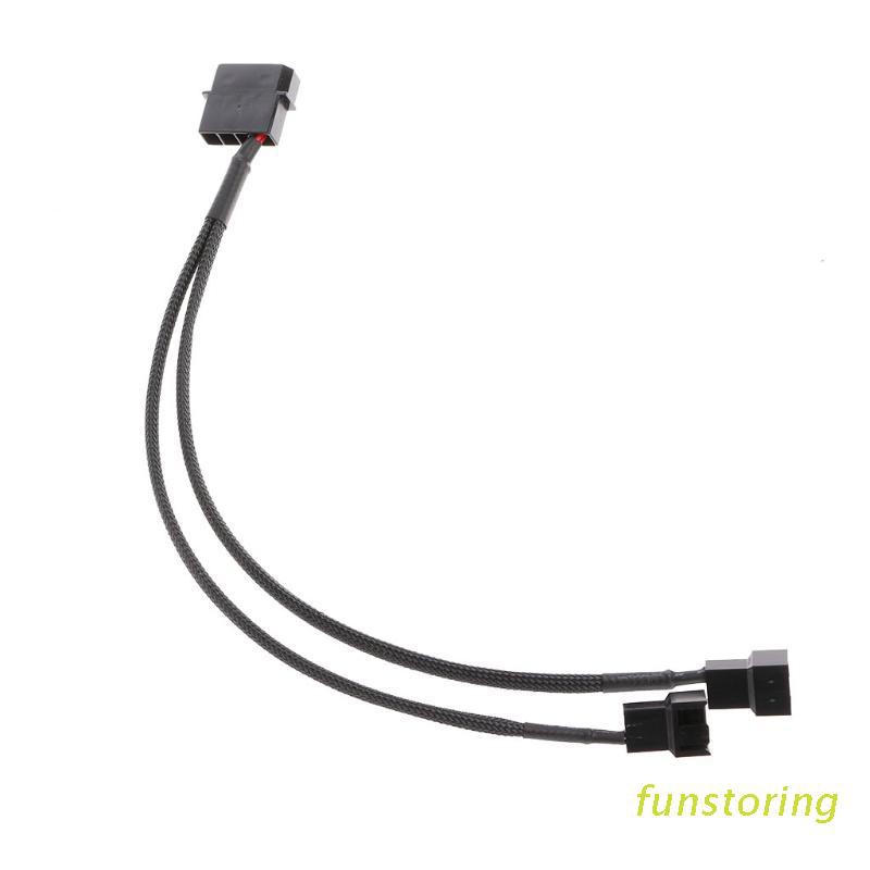 Cáp Chuyển Đổi 4-pin Molex Male Sang 2x 3-pin / 4-pin Pwm Male