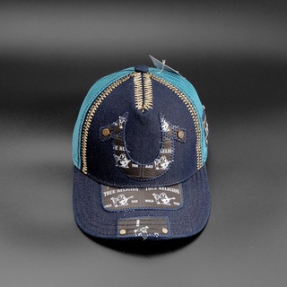 Nón lưới trai ông địa lưới jean xanh