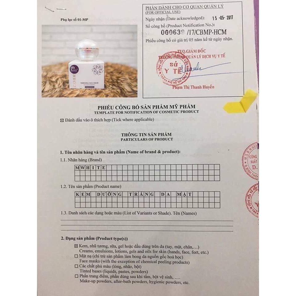 Face Thạch Dưỡng Trắng Da MWhite | BigBuy360 - bigbuy360.vn