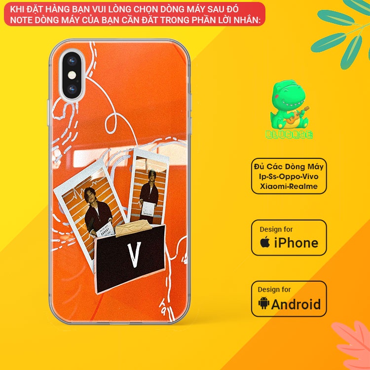 Ốp lưng Samsung dẻo BTS V kẻ cắp trái tim cho Galaxy Note 8/9/10/FE/20/21/plus/Ultra/5G BLUBTS0685