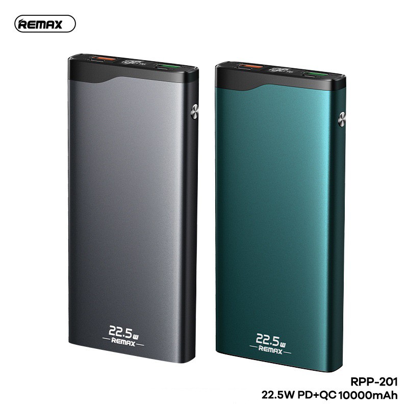 Pin Sạc Dự Phòng Mini Remax RPP-201 10000Mah (Sạc Nhanh QC3.0 18W, 22.5W, PD 18W) - BH 1 Năm - Hưng Long PC