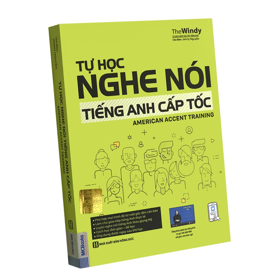 Sách - Tự Học Nghe Nói Tiếng Anh Cấp Tốc - American Accent Traning (Tái Bản)