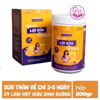 [Chính hãng] Ngũ cốc lợi sữa, ngũ cốc bầu Hena