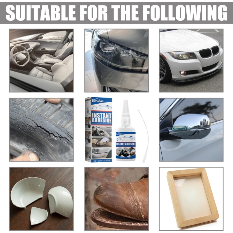 Keo Dán Sửa Chữa Vết Nứt Và Sửa Chữa Lốp Xe Hơi 30ml