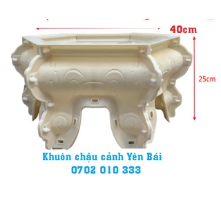Khuôn đổ chậu nhựa abs việt nam siêu bền chân đôn kỷ lục giác 60 - 65.