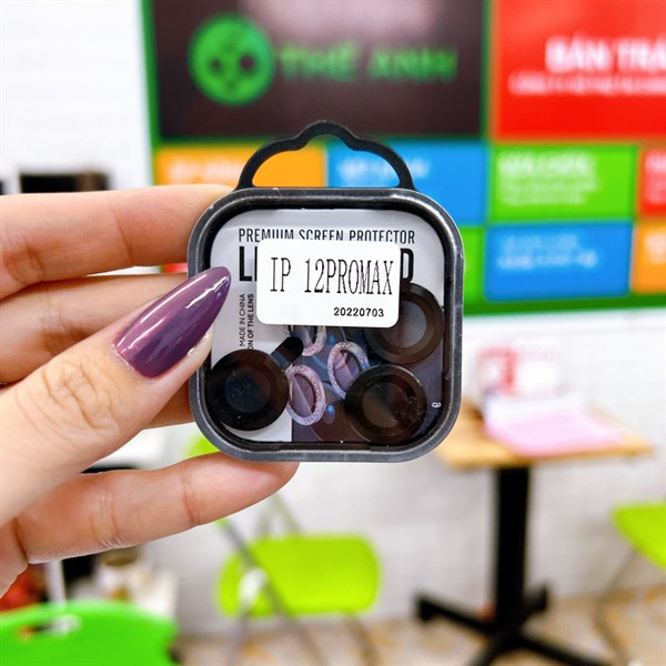 Viền bảo vệ camera táo ai phôn 12 Promax ( Trơn )