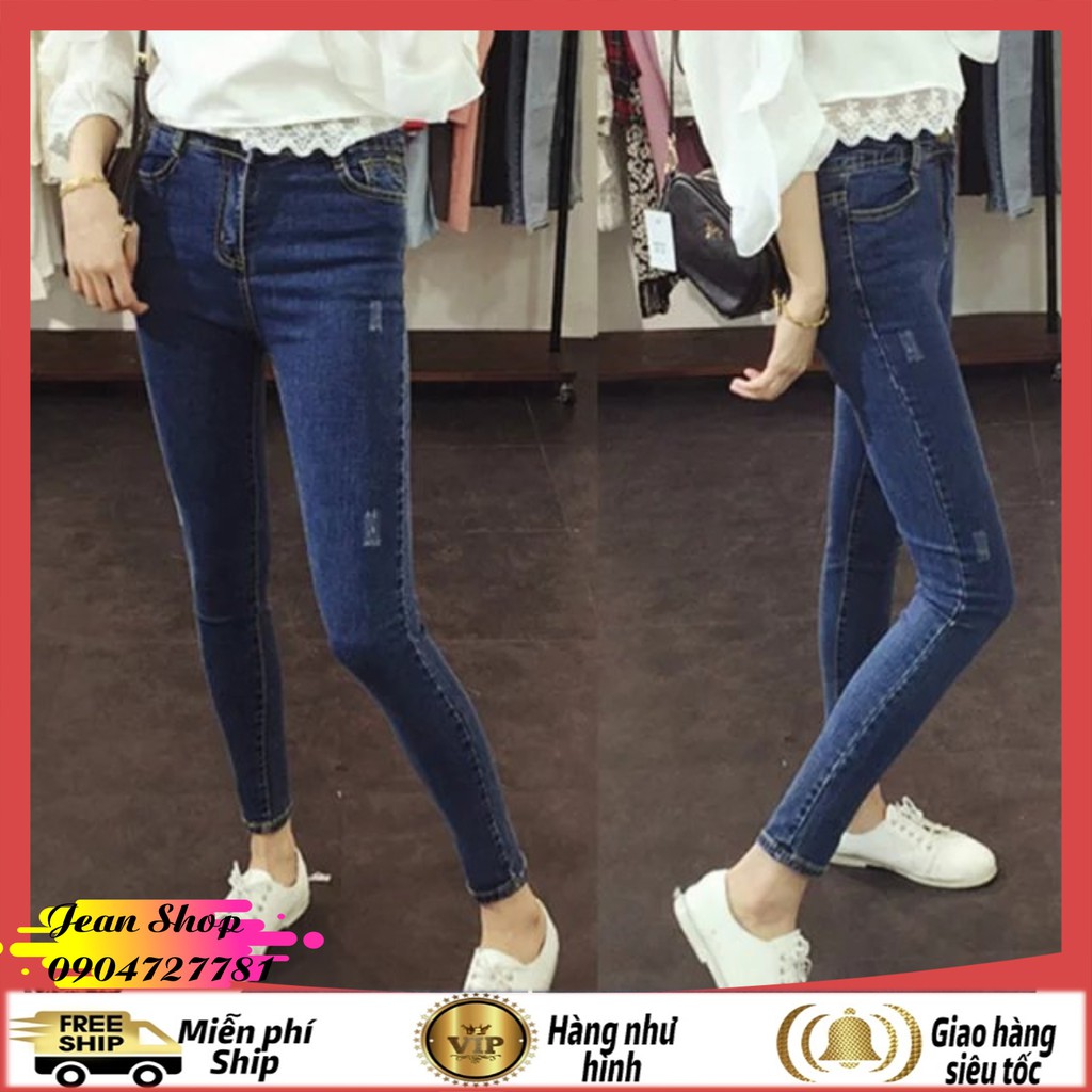 Quần bò nữ giá rẻ FREE SHIP quần jean nữ thời trang cao cấp-Quần bò nữ cạp cao siêu xinh tôn chân dáng đẹp Q14