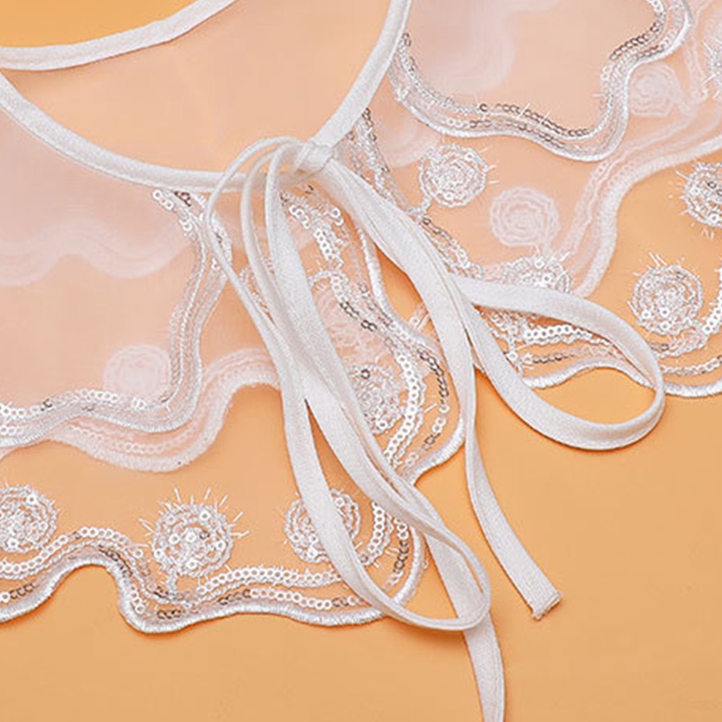 Cổ Áo Rời Thêu Họa Tiết Kiểu Hán Phục Thời Trang Cho Nữ