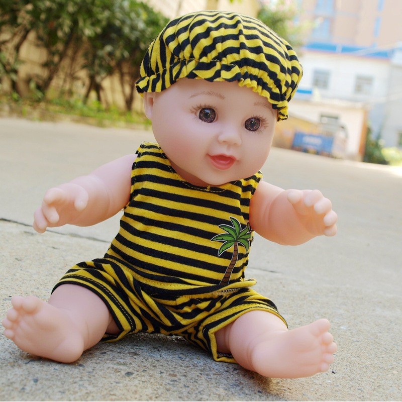 Búp Bê Nam 12 Ich  Slicon Mềm Baby Dolls
