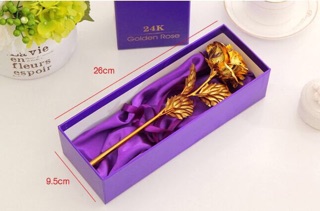 [SALE 10%] Hoa hồng giả vàng 24k