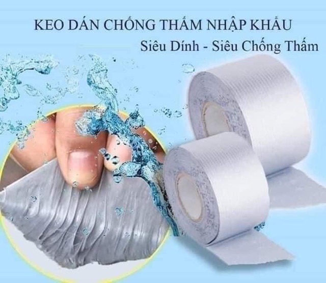 Băng Keo Chống Thấm Nhật Bản Siêu Dính Siêu Chắc BẢN 5cm